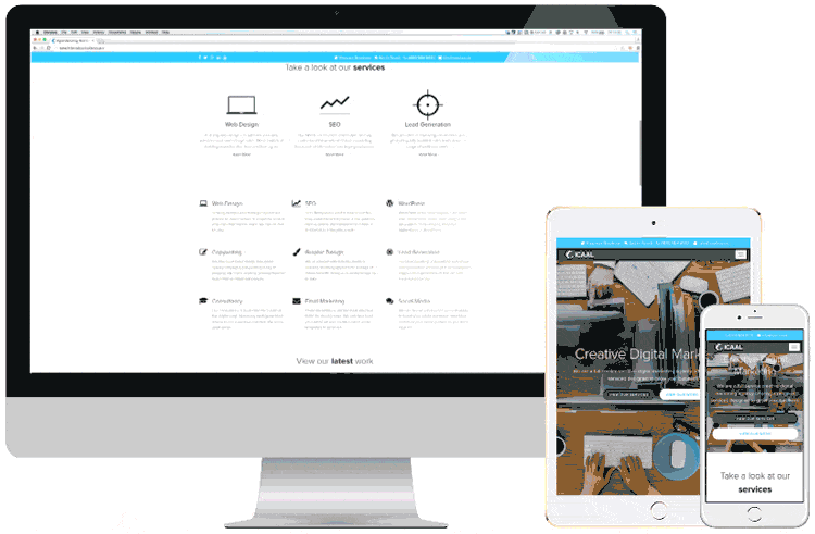 Boost your brand! with an Iconic Responsive Website by Mastermind Solutions​